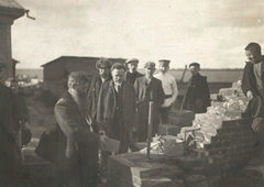 Молебен при закладке здания электрической станции 15 августа 1914 г. в Енисейске